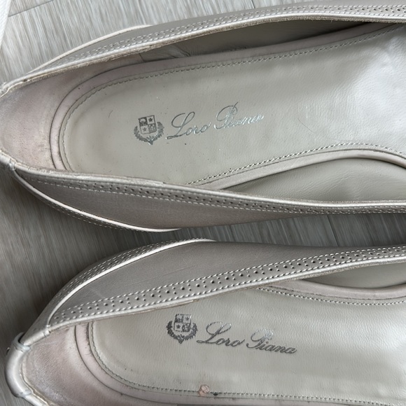 Loro Piana Beige Ballet Flats - Picture 6 of 8